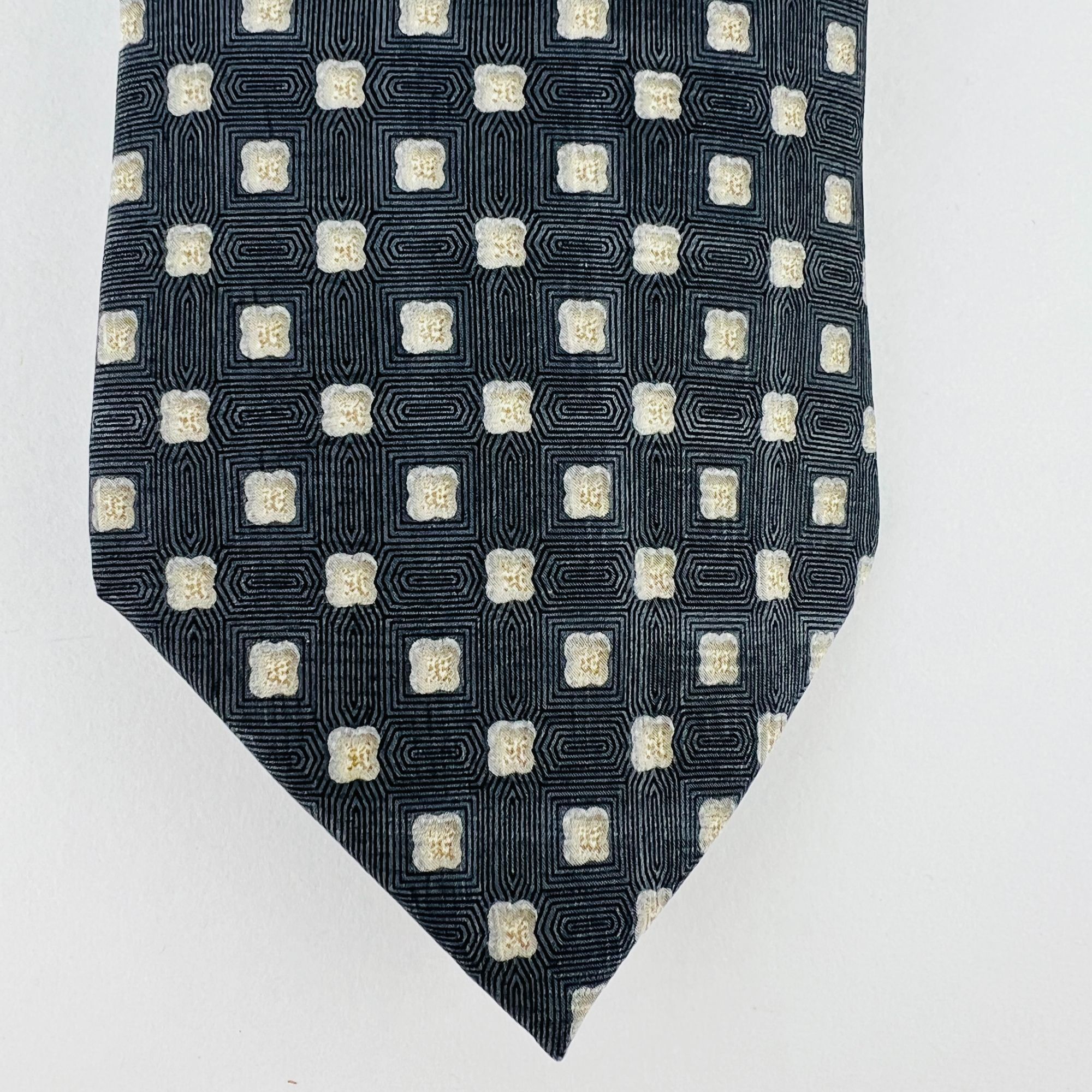 Stafford Stafford Squares 100% Silk Necktie Tie Size ONE SIZE - 3 Thumbnail