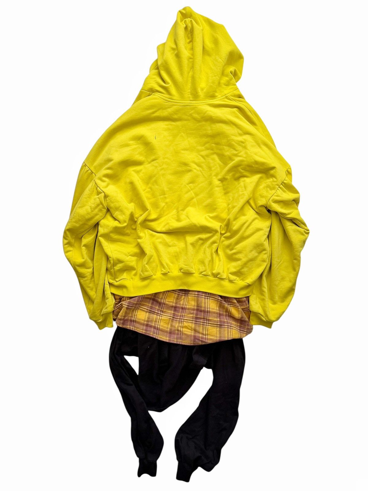 Balenciaga $4290 Unity Layered Hat Hoodie Hybrid Size US M / EU 48-50 / 2 - 2 Thumbnail