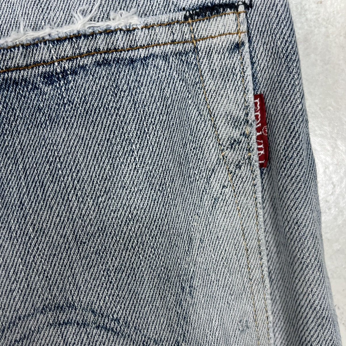 Edwin Vintage Edwin Japan Distressed Redline Denim Jeans Size US 32 / EU 48 - 22 Thumbnail