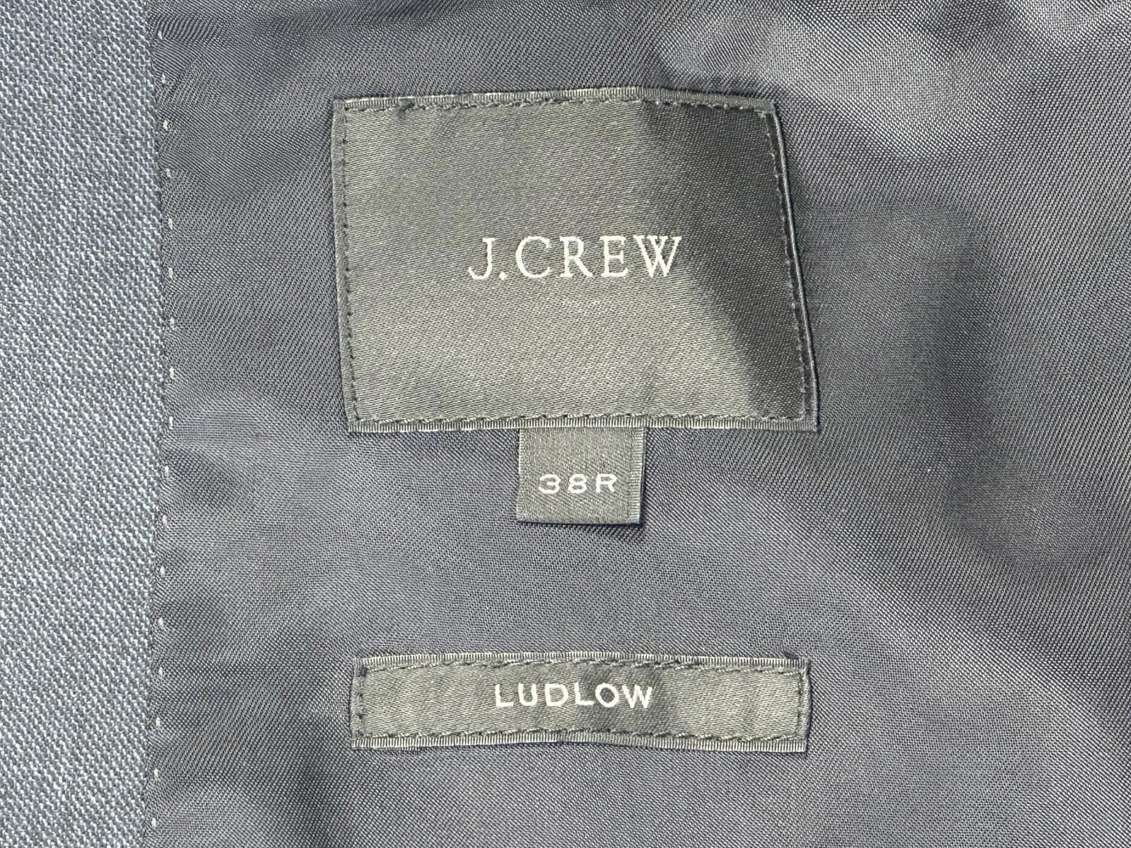J.Crew J. Crew Men 38R Ludlow 100% Wool Single Breasted Suit Jacket Size 38R - 7 Thumbnail