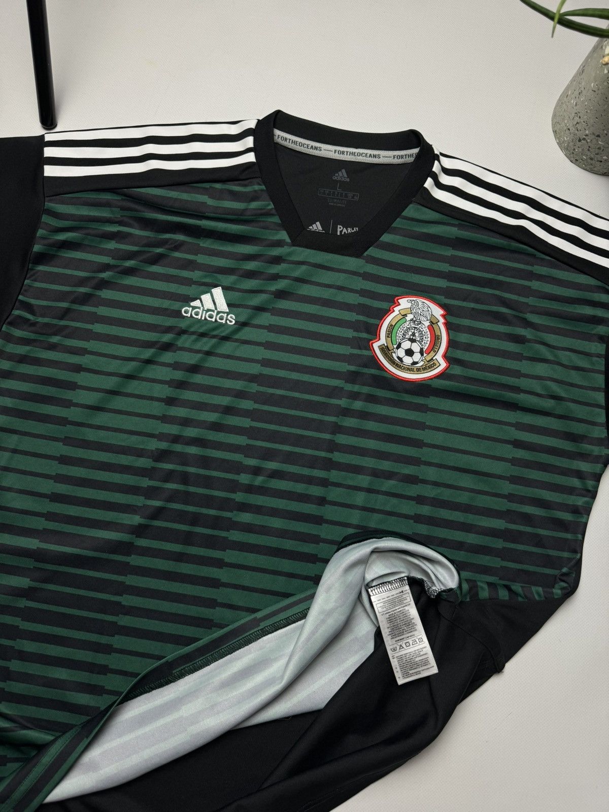 Other Rare Mexico adidas soccer jersey 2018 Size US XL / EU 56 / 4 - 6 Thumbnail