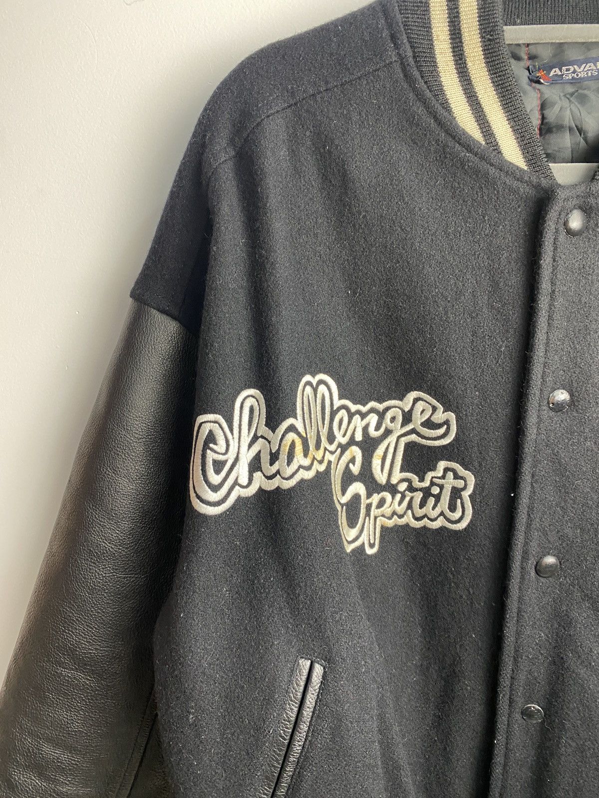 Japanese Brand 90s Advan Motorsport Varsity Jacket Size US L / EU 52-54 / 3 - 5 Thumbnail