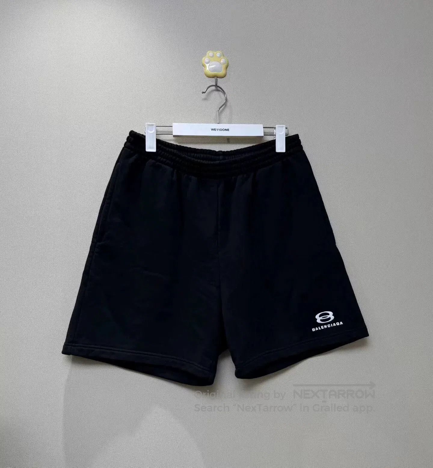 Balenciaga balenciaga black embroidered shorts size xxS. Size US 26 / EU 42 - 1 Thumbnail