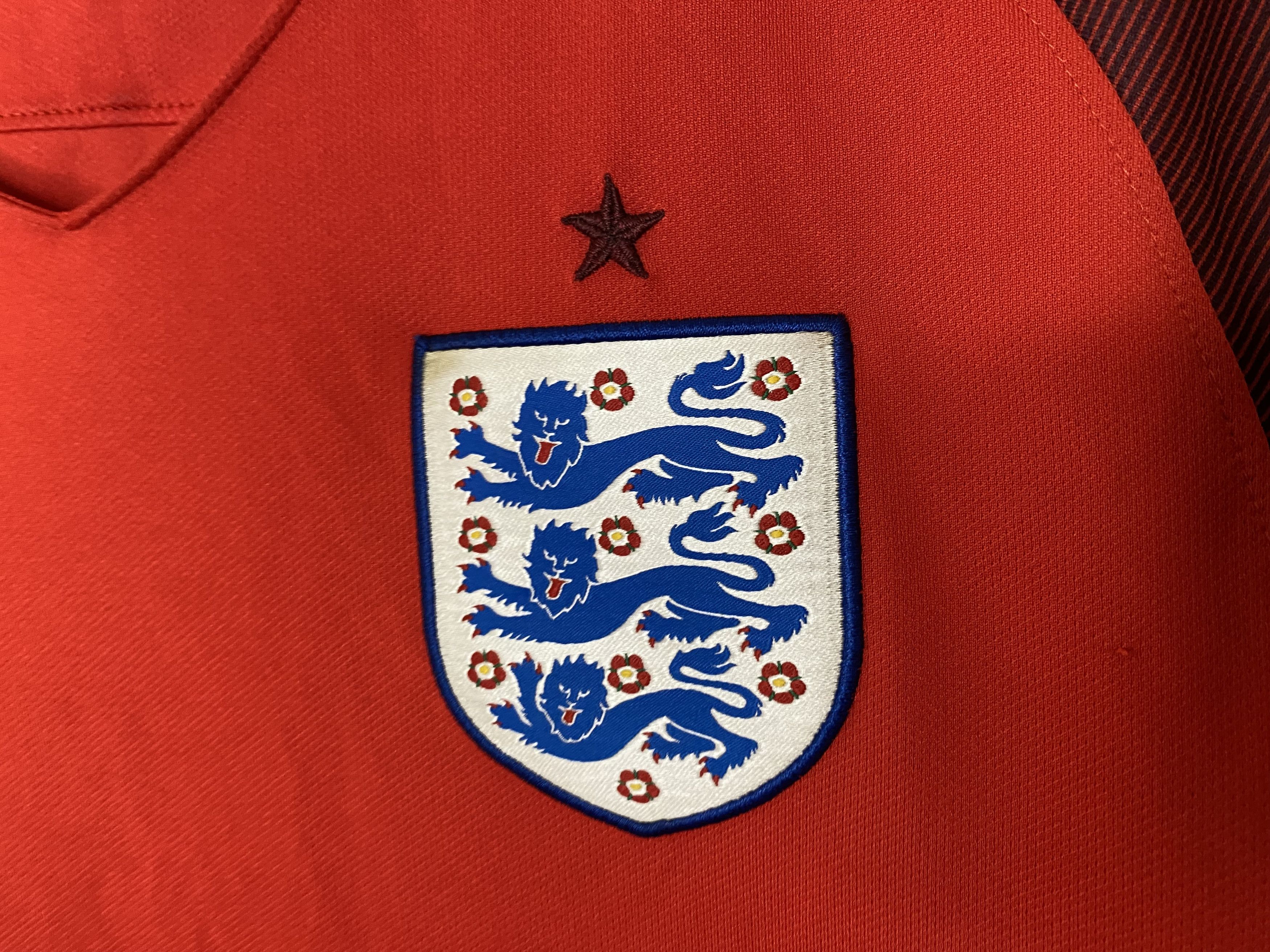 Chelsea Soccer × Nike ENGLAND TEAM 2017 2018 AWAY FOOTBALL SHIRT SOCCER JERSEY Size US L / EU 52-54 / 3 - 4 Thumbnail