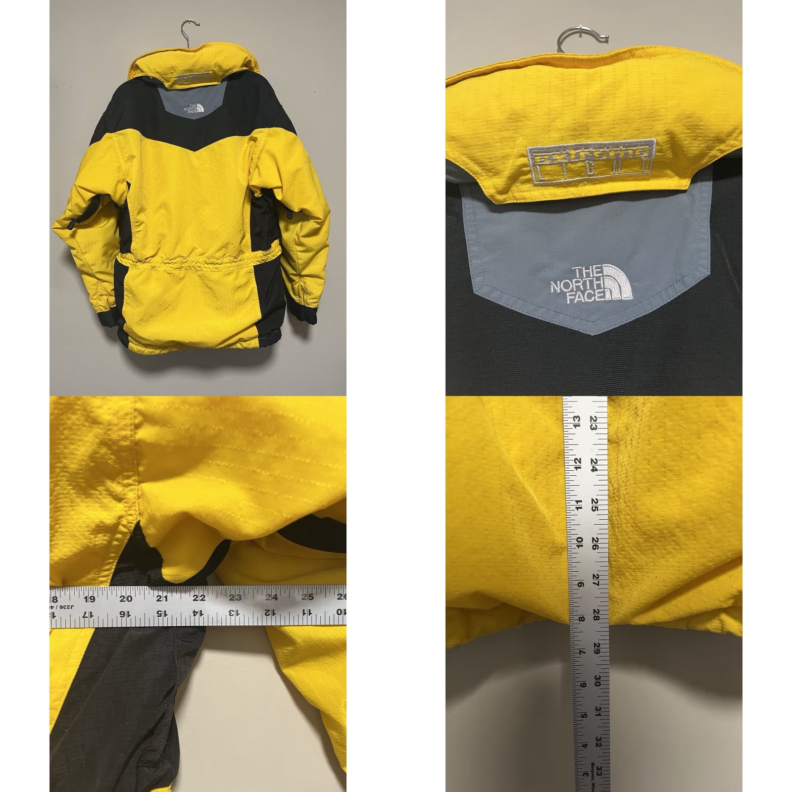 The North Face VINTAGE The North Face Jacket Mens M Yellow Parka 90s Hooded Full Zip Winter Size US M / EU 48-50 / 2 - 9 Thumbnail