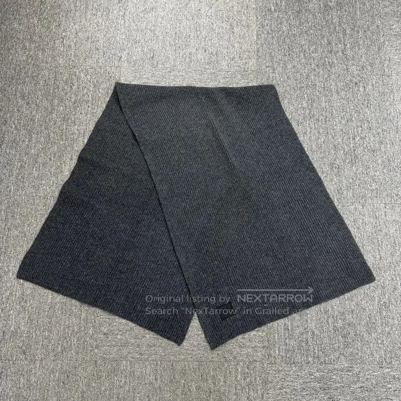 Acne Studios Acne Studios Smiley Embroidered Wool Scarf. Size ONE SIZE - 2 Thumbnail