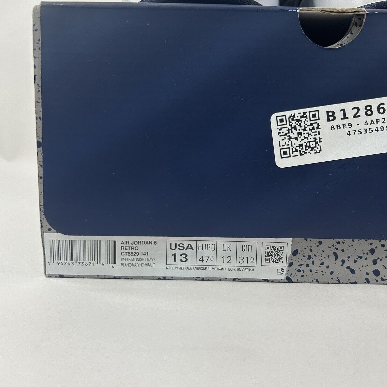 Nike Nike Air Jordan 6 Retro “Midnight Navy” 2024 Size US 13 / EU 46 - 5 Thumbnail