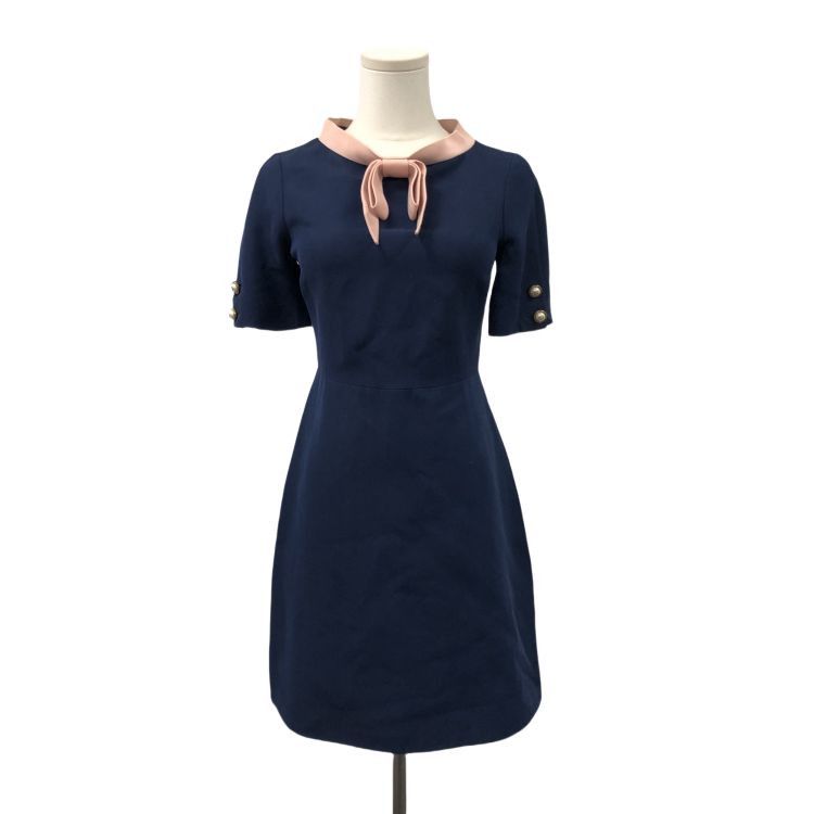 Gucci Gucci Contrast Collar Mini Dress Size 38 Size XS / US 0-2 / IT 36-38 - 1 Thumbnail