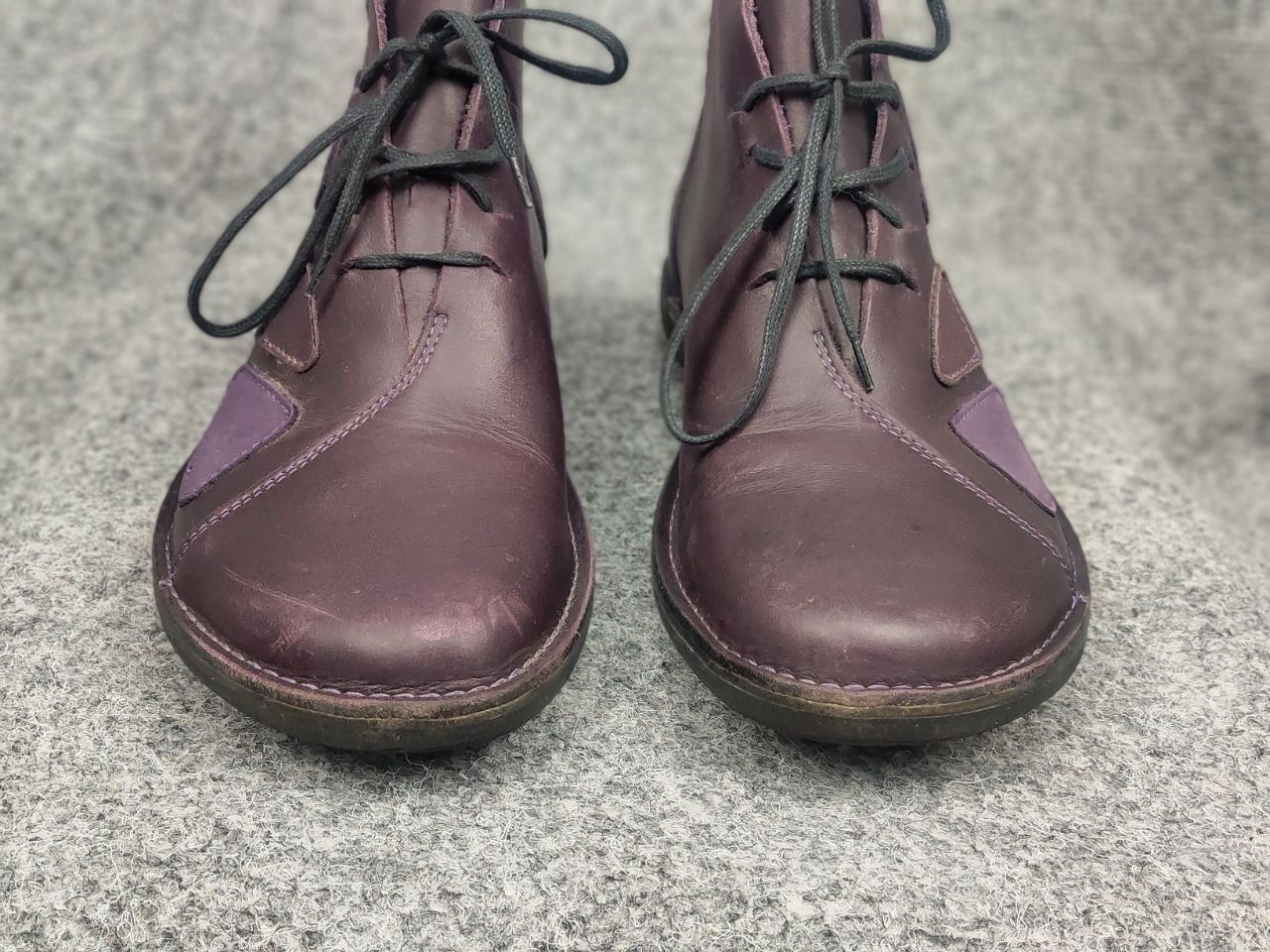 Other loints of holland Design Leather Purple Comfort shoes Boots Size US 11 / IT 41 - 9 Thumbnail