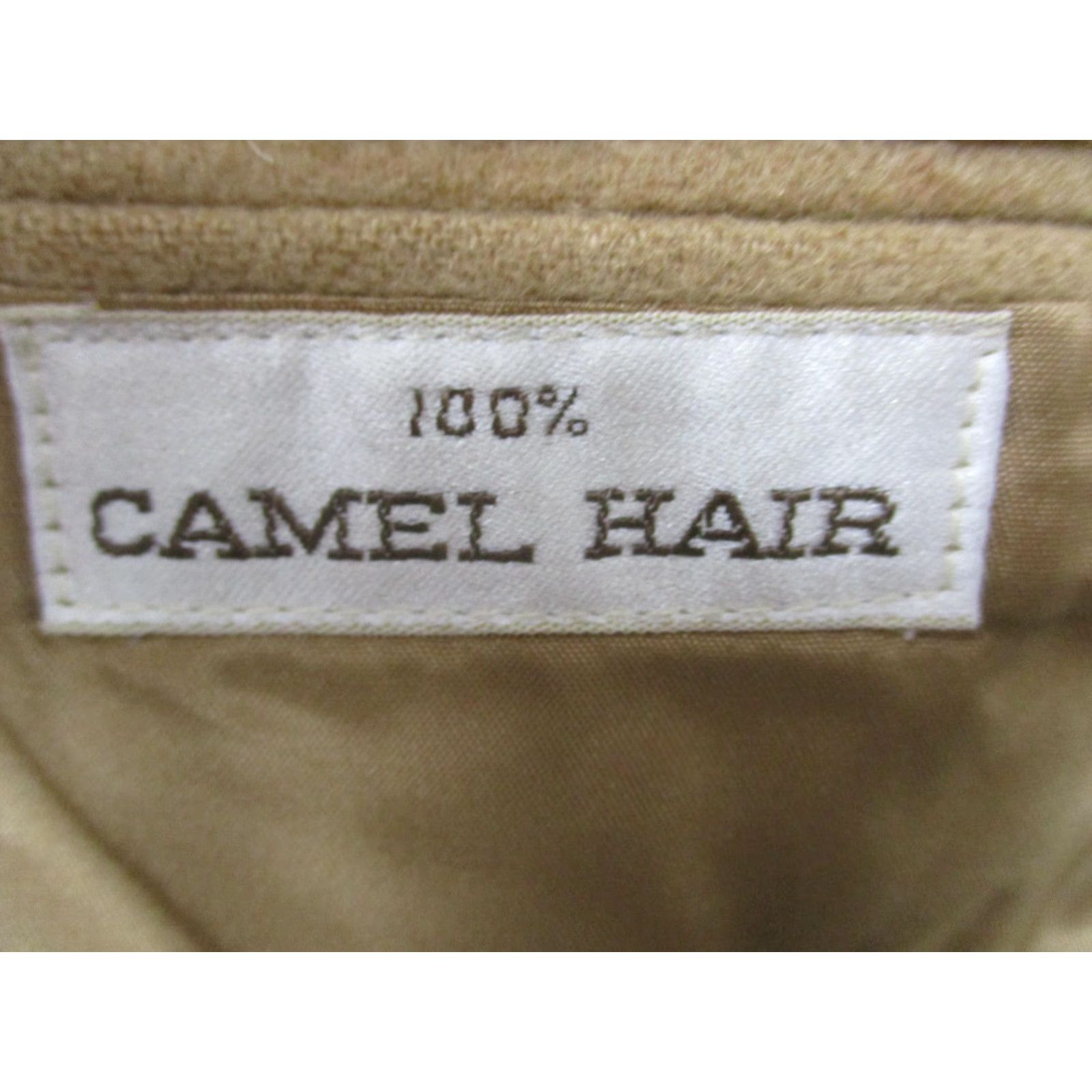Camel VINTAGE Mark Shale Sport Coat Jacket Two-Button 2 Piece Mens 42R Camel Hair Tan Beige Notch Lapel Made USA Size US S / EU 44-46 / 1 - 7 Thumbnail