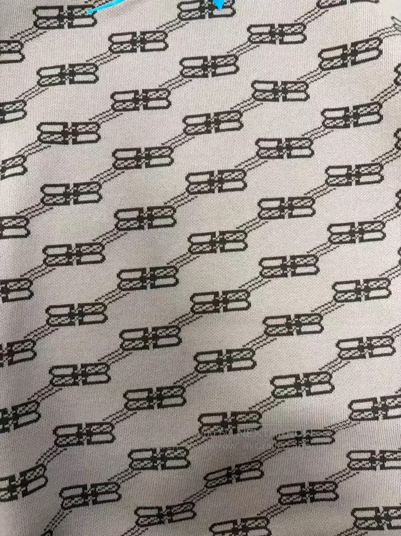 Balenciaga Balenciaga Logo Letter Full Print Long Sleeve Sweater Size US XS / EU 42 / 0 - 3 Thumbnail