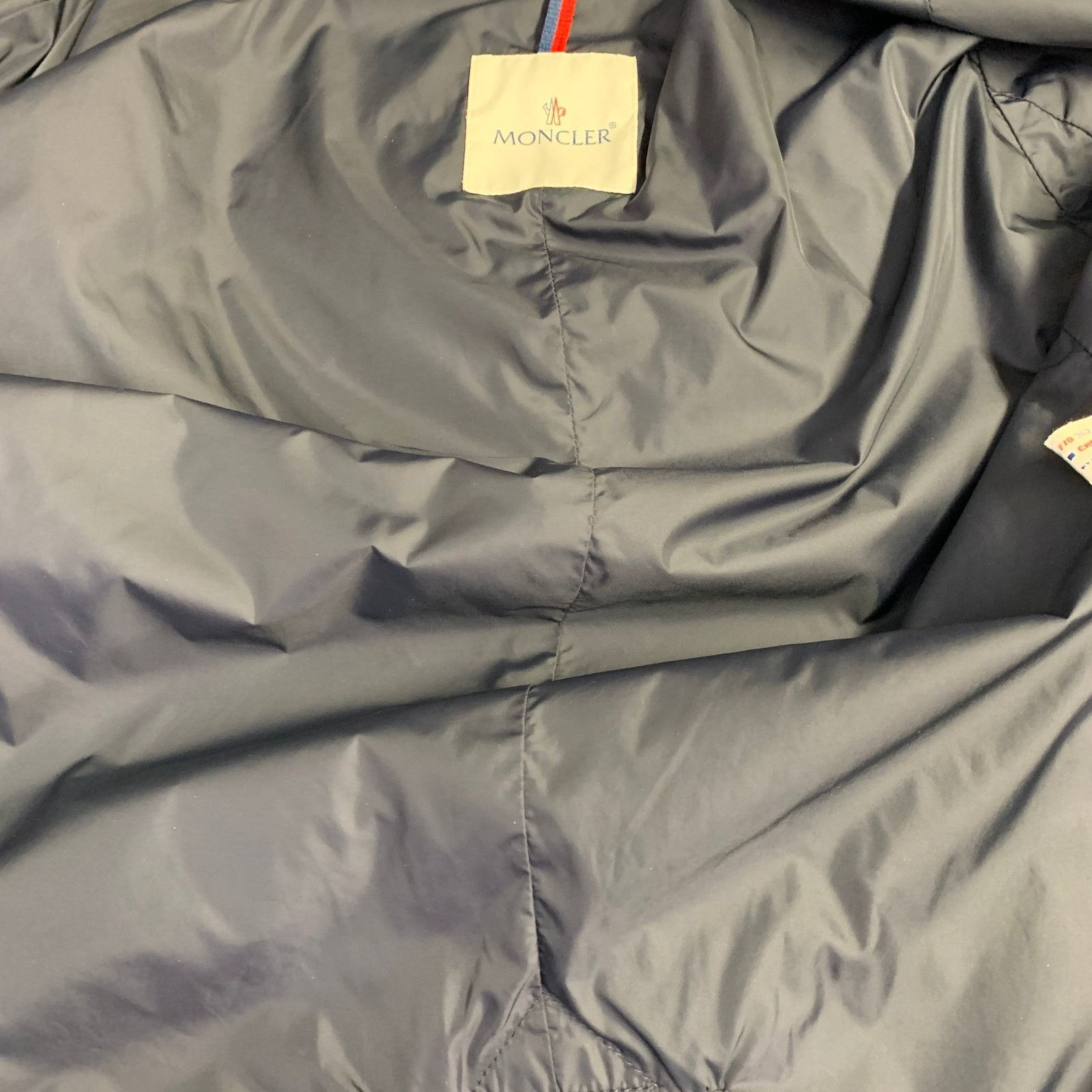 Moncler MONCLER Size M Navy Nylon Zip Buttons Windbreaker Jacket Size US M / EU 48-50 / 2 - 10 Thumbnail