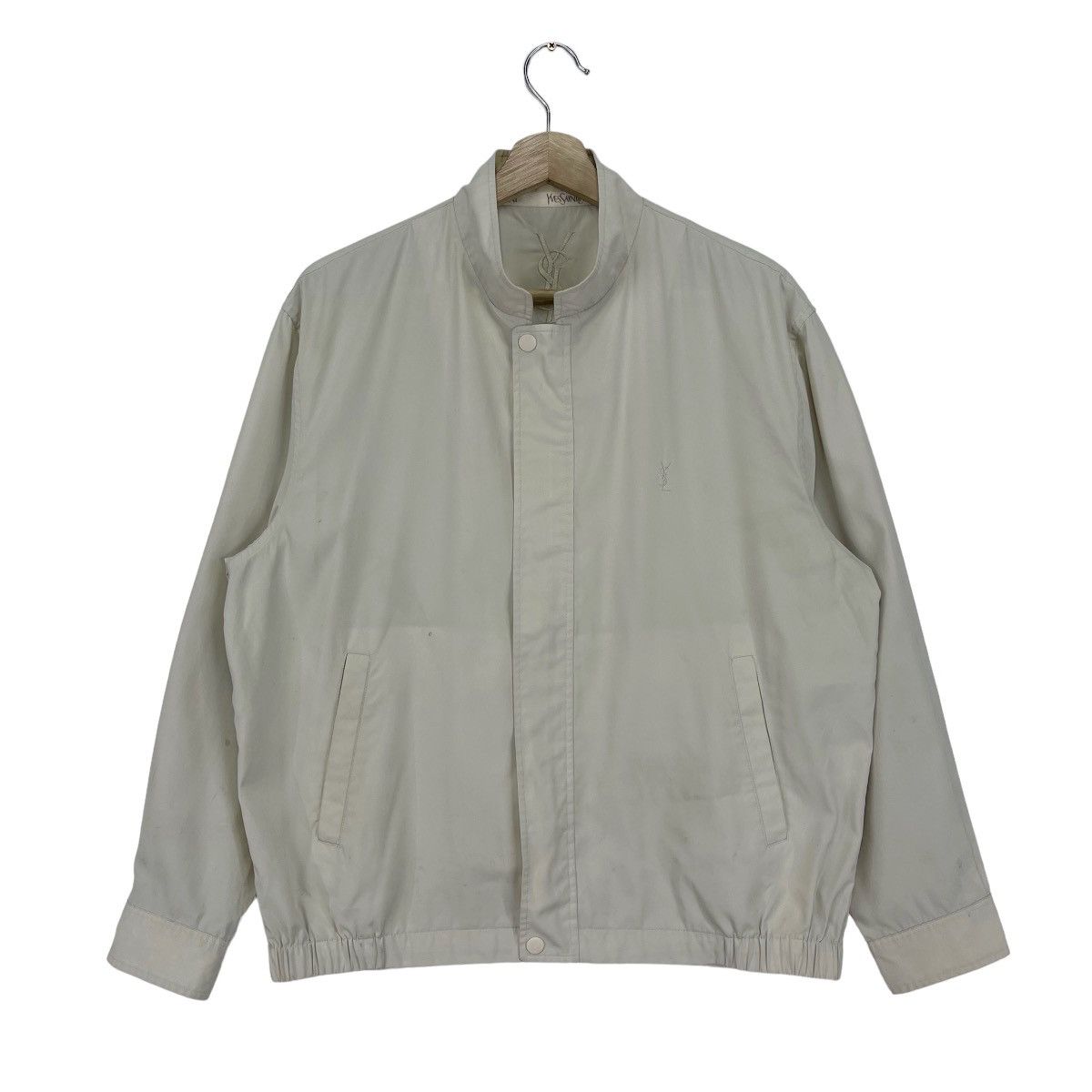 Vintage × Yves Saint Laurent 90's YSL Pour Homme Beige Nylon Light