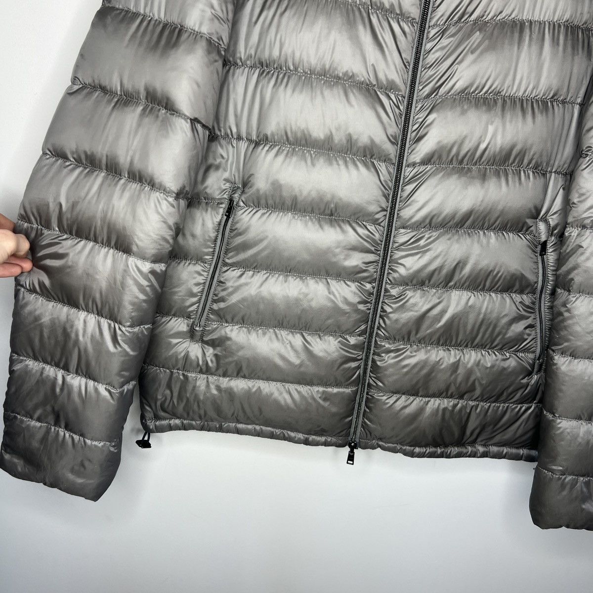 Herno ⚡️AMAZING HERNO GOOSE LIGHT PUFFER JACKET GREY NAVY NYLON Size US XL / EU 56 / 4 - 6 Thumbnail