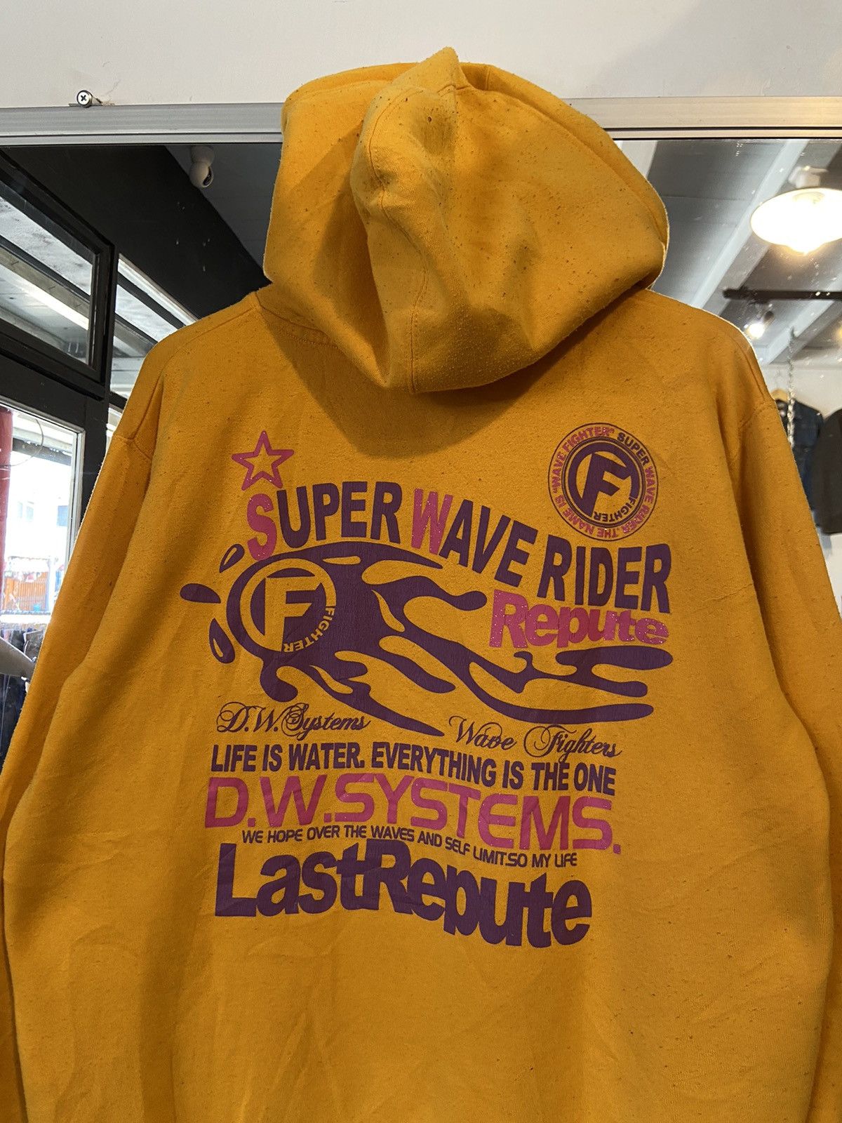 Japanese Brand LIFE US WATER EVERYTHING IS THE ONE JAPANESE HOODIE Size US L / EU 52-54 / 3 - 10 Thumbnail