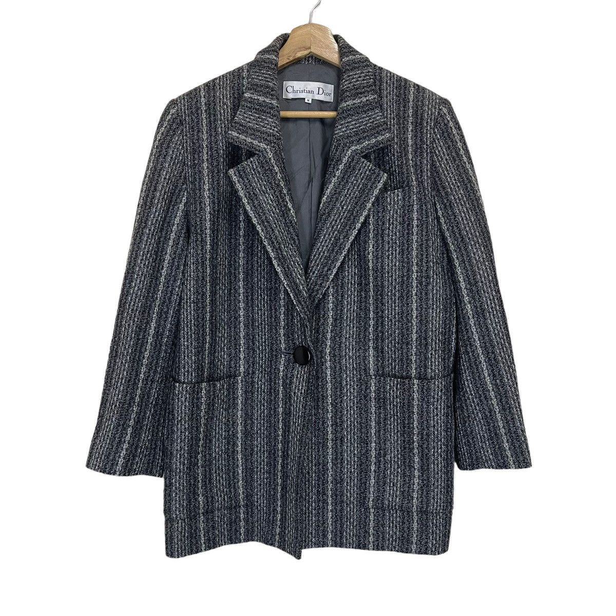 Christian Dior Monsieur Vintage 90s Christian Dior Button Coat Blazer Size US M / EU 48-50 / 2 - 1 Thumbnail