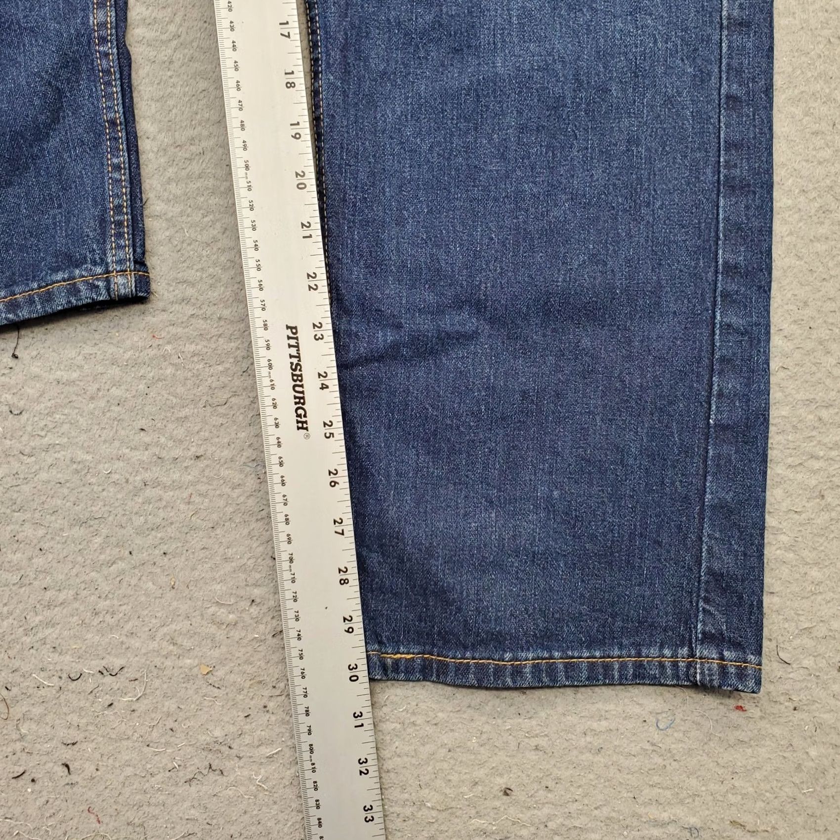 Levi's Levi's Jeans Mens 40/30 Blue Denim Stretch Dark Wash Streetwear Straight Leg Shirt Size US 40 / EU 56 - 4 Thumbnail