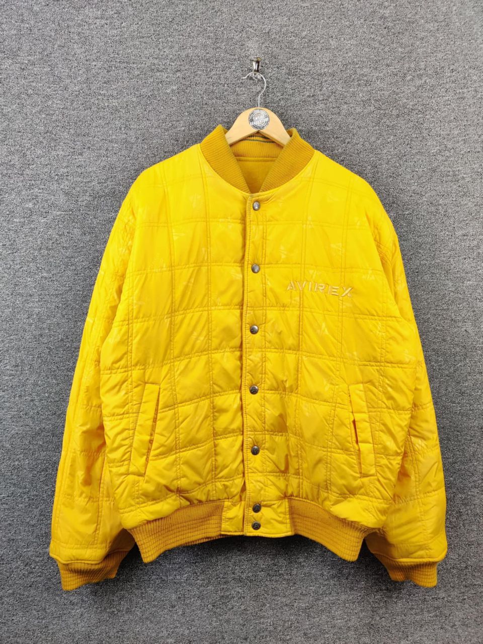 Avirex Vintage 90s Avirex Reversible Wool Varsity Leather Jacket Size US M / EU 48-50 / 2 - 13 Thumbnail