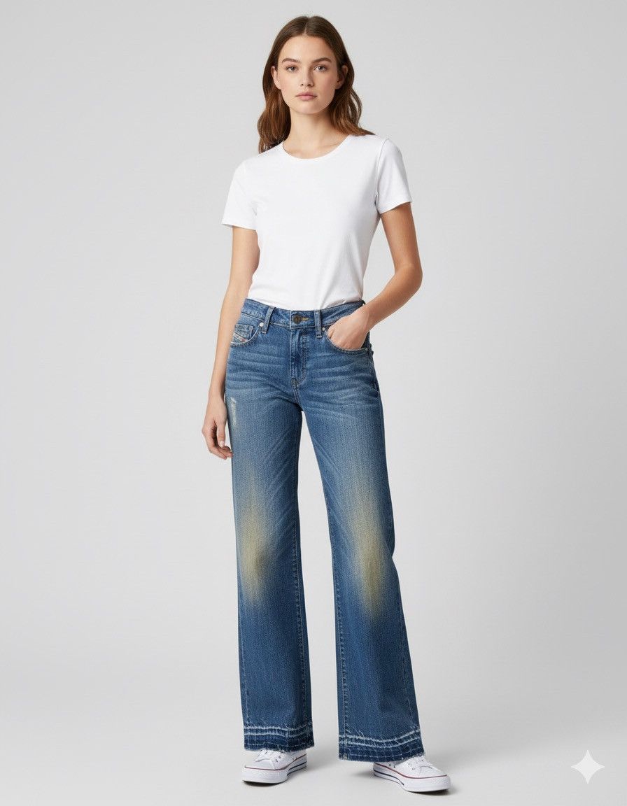 Diesel 🔥Vintage Diesel Distressed Denim Size 27" / US 4 / IT 40 - 1 Thumbnail