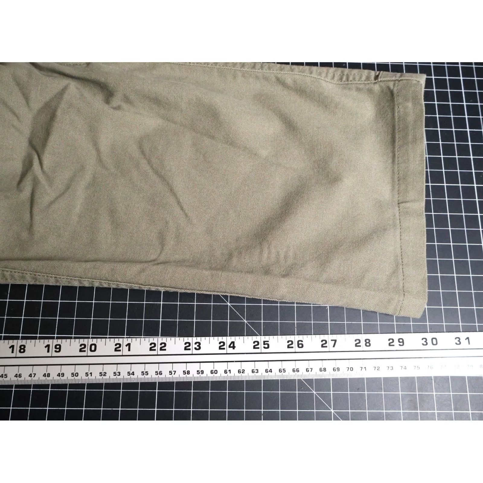 Olive LIVSN Pants Men's 38 x 32 Olive Green Roll Tab Stretch Hiking Chino Casual Lightweight Cotton Blend Spandex Size US 38 / EU 54 - 6 Thumbnail