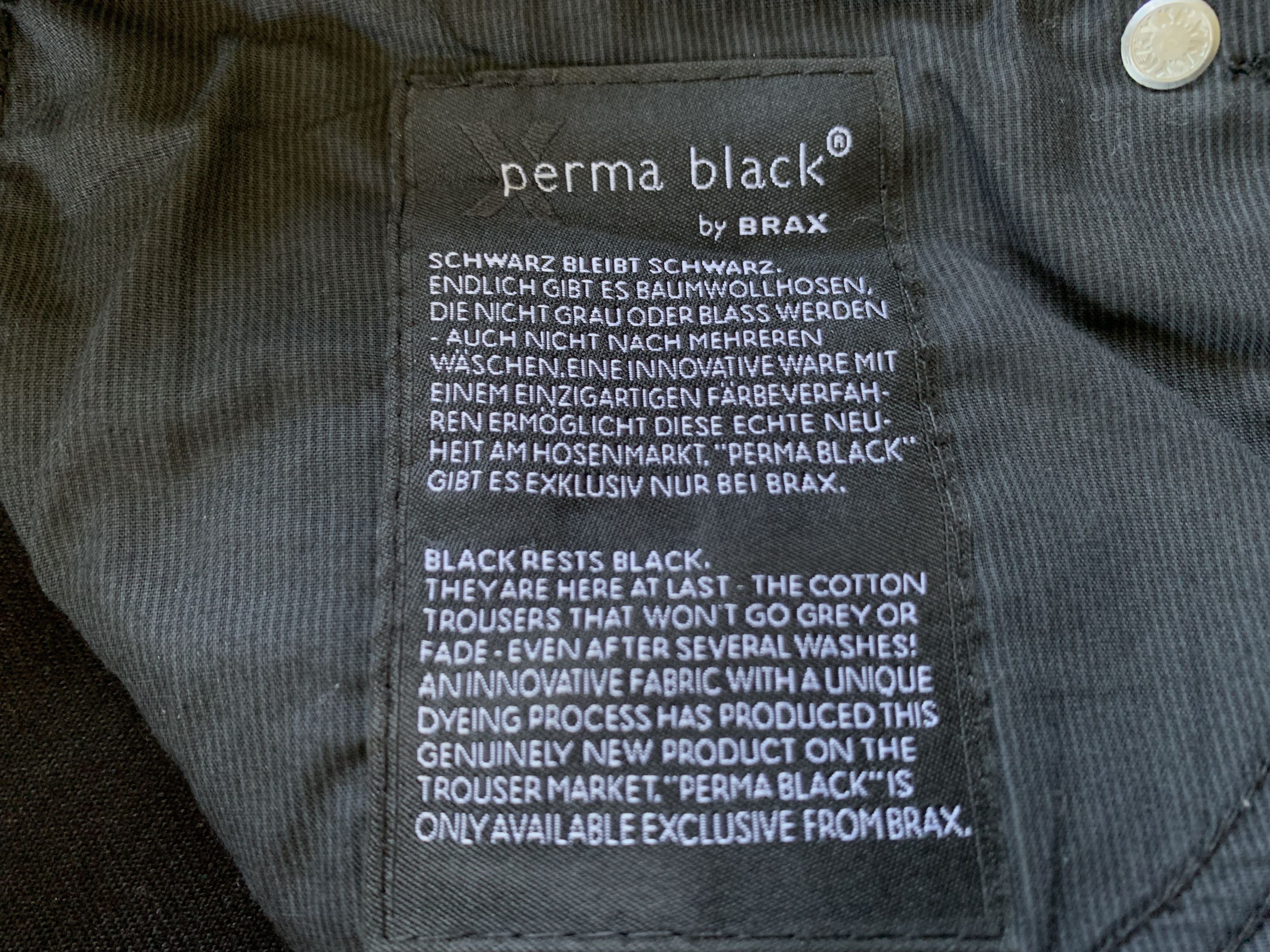 BRAX Brax Perma Black Carlos Men's Black Jeans Size US 32 / EU 48 - 9 Thumbnail