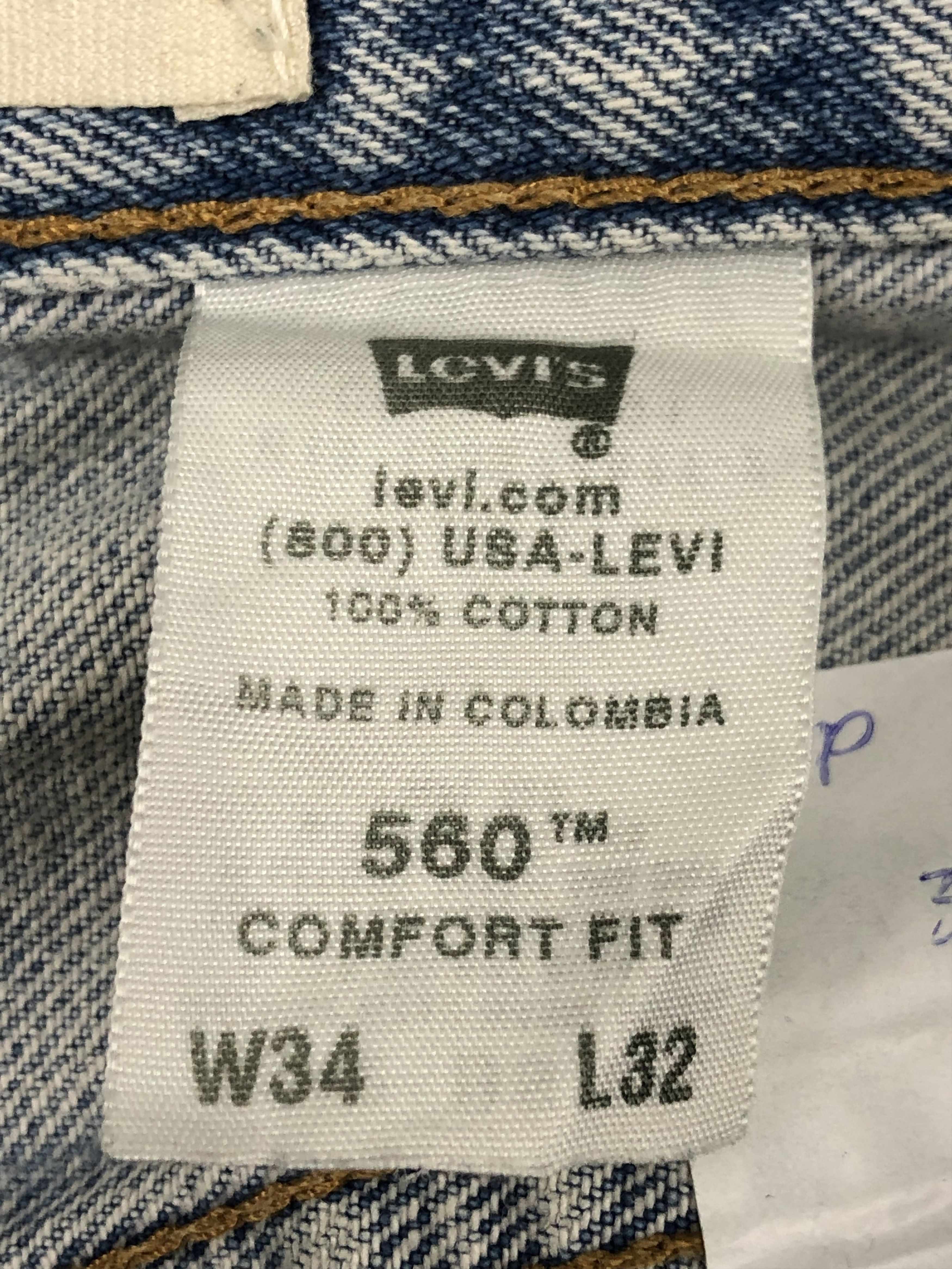 Levi's Vintage Levis 550 Light Washed Jeans DPP0241 Size US 36 / EU 52 - 6 Thumbnail