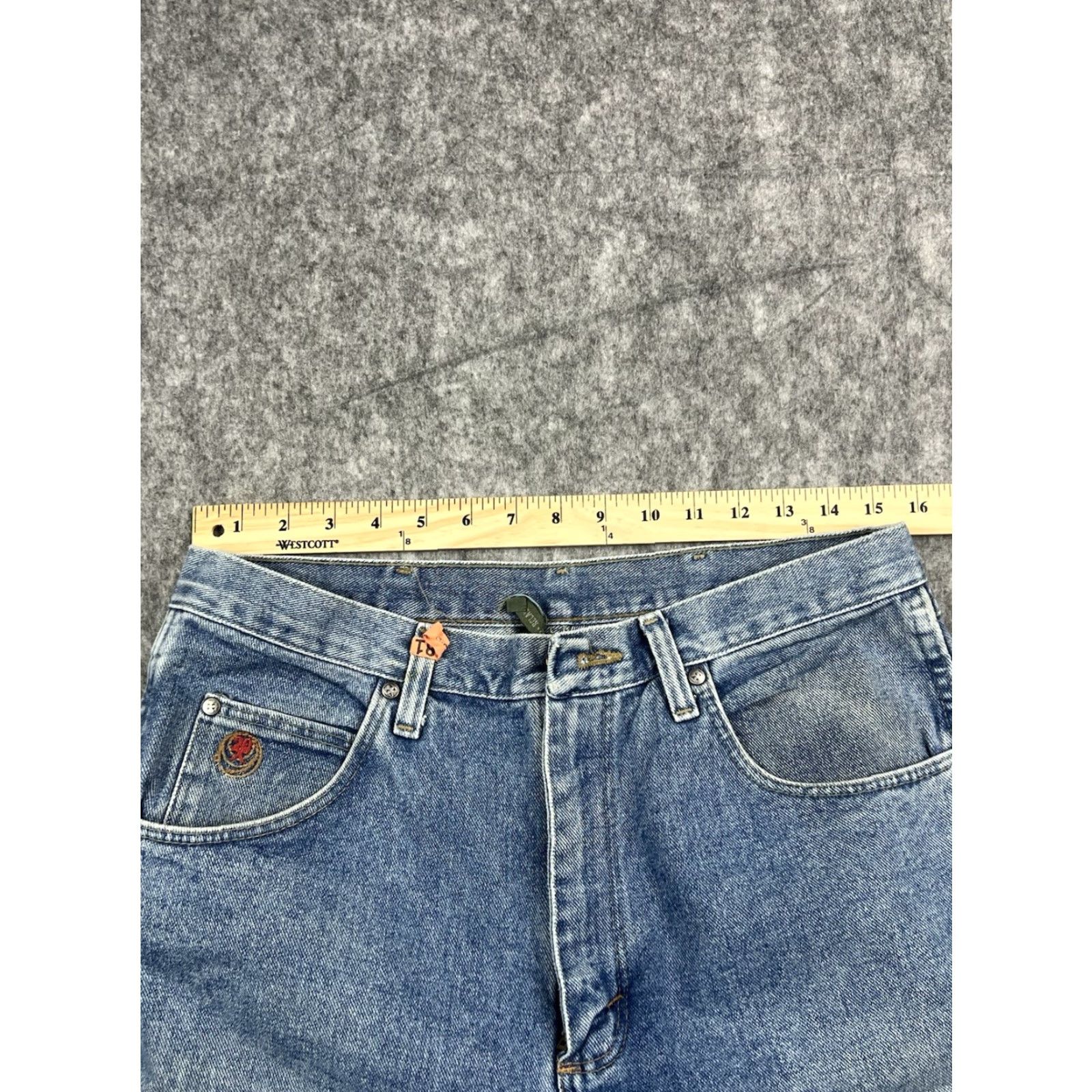Denime VINTAGE Twenty X Jeans Men's Blue Light Wash Relaxed Fit 34x34 Denim Cotton Cowboy Western Rancher Workwear 34in Inseam Mens Size US 34 / EU 50 - 5 Thumbnail