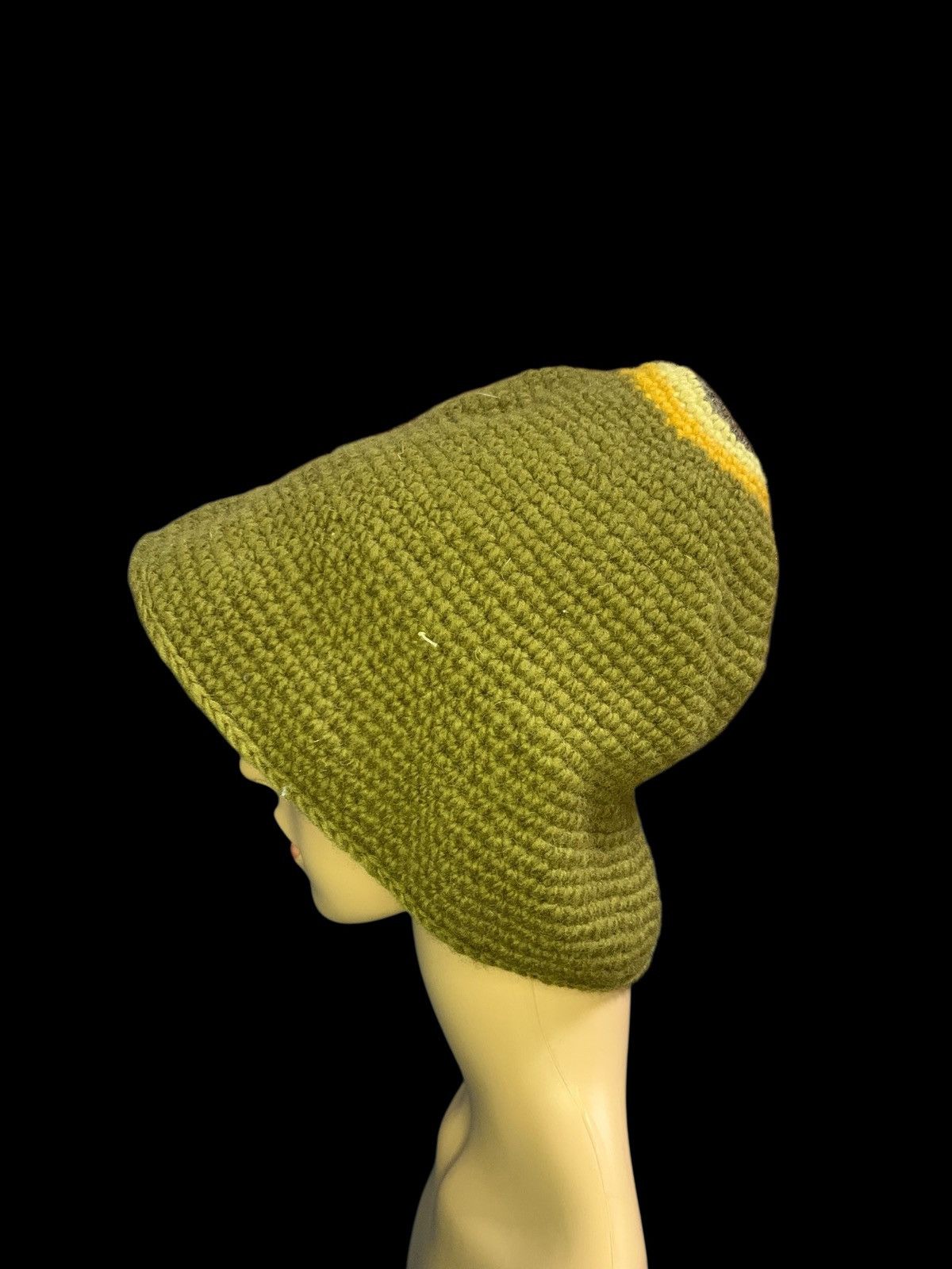 Issey Miyake × Japanese Brand × Vintage Crochet Knitting Big Beanie Hats Rare Design Japanese Style Size ONE SIZE - 5 Thumbnail