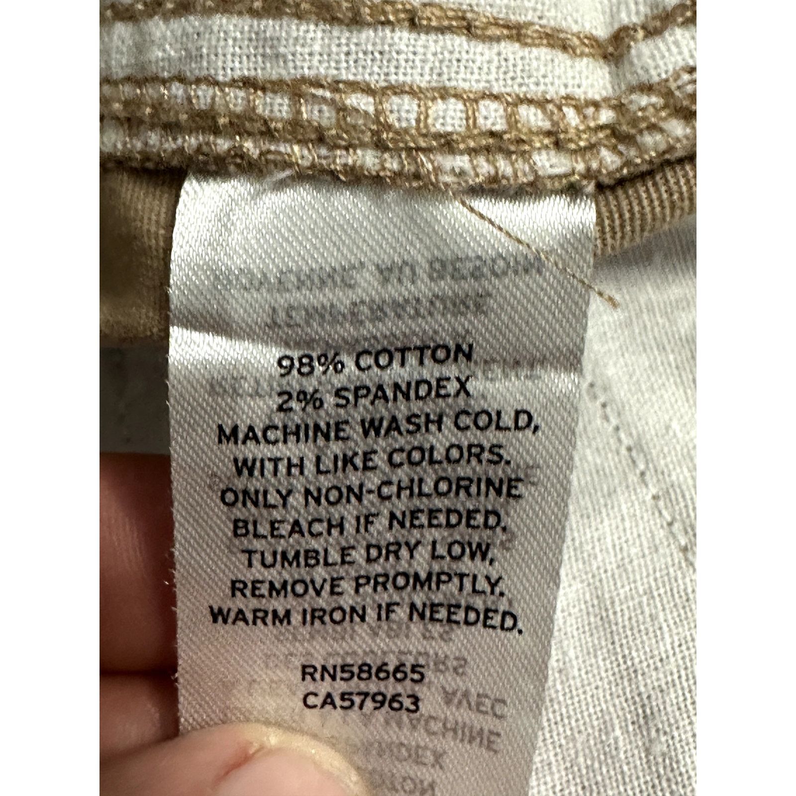 Other Abound Men's Tan/Khaki Elastic Waist Button/Zip Closure XXL Size US 44 / EU 60 - 9 Thumbnail