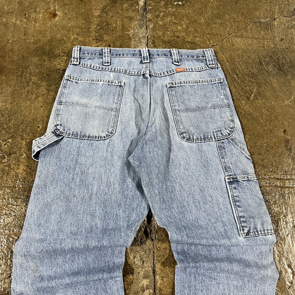 Carhartt × Vintage × Wrangler Carhartt Style Y2K Wrangler Carpenter Jeans Baggy Skater Size US 34 / EU 50 - 10 Thumbnail