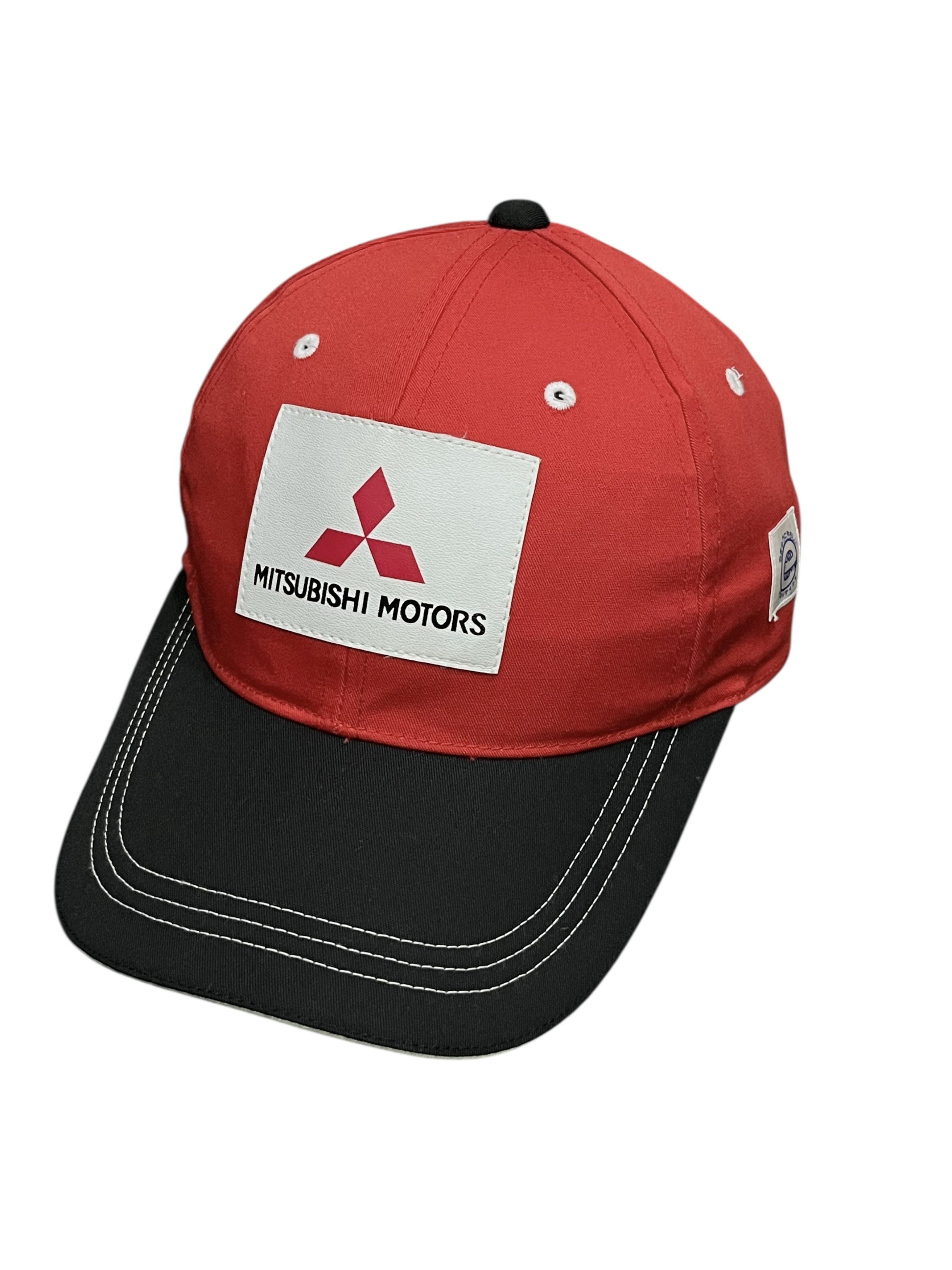 Japanese Brand 🏁Vintage MITSUBISHI MOTORS RALLIART JAPAN Hat Size ONE SIZE - 2 Thumbnail