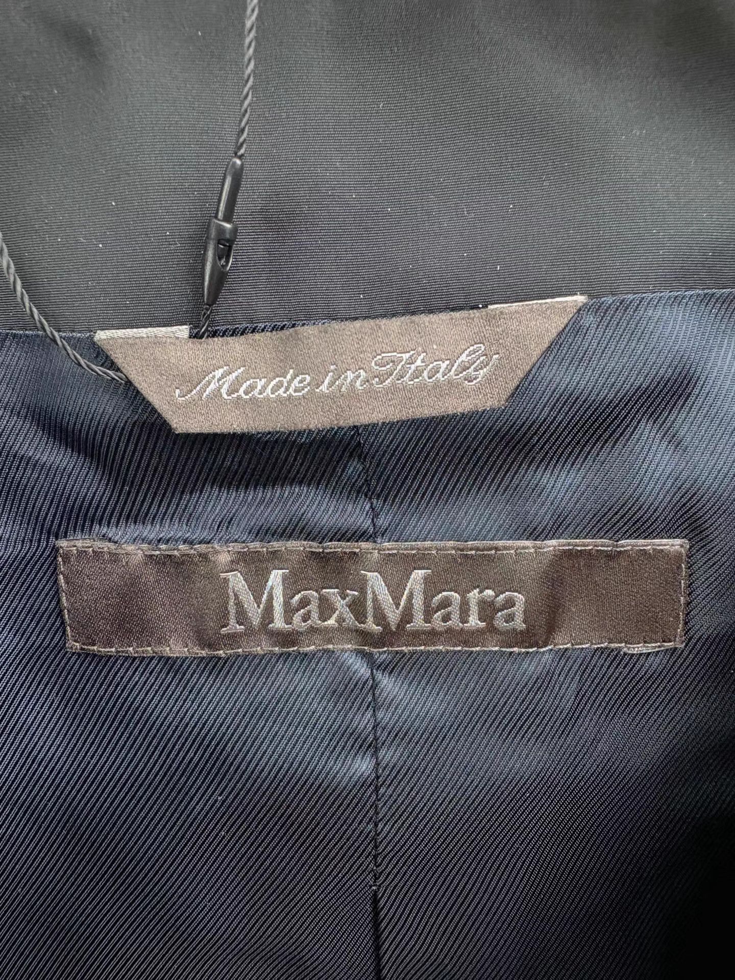 Max Mara MAXMARA Black Short Coat Size XXS / US 00 / IT 34 - 3 Thumbnail