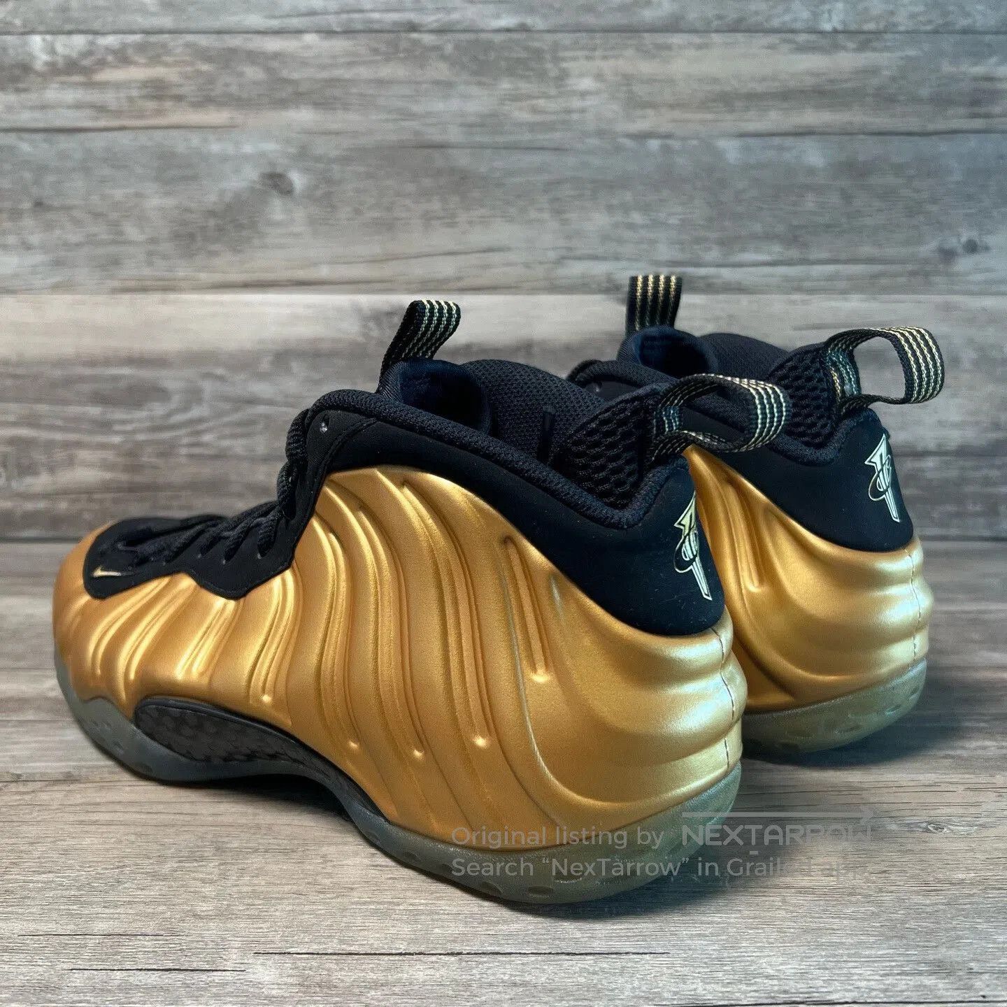 Nike Nike Air Foamposite One Gold. Size US 9.5 / EU 42-43 - 4 Thumbnail