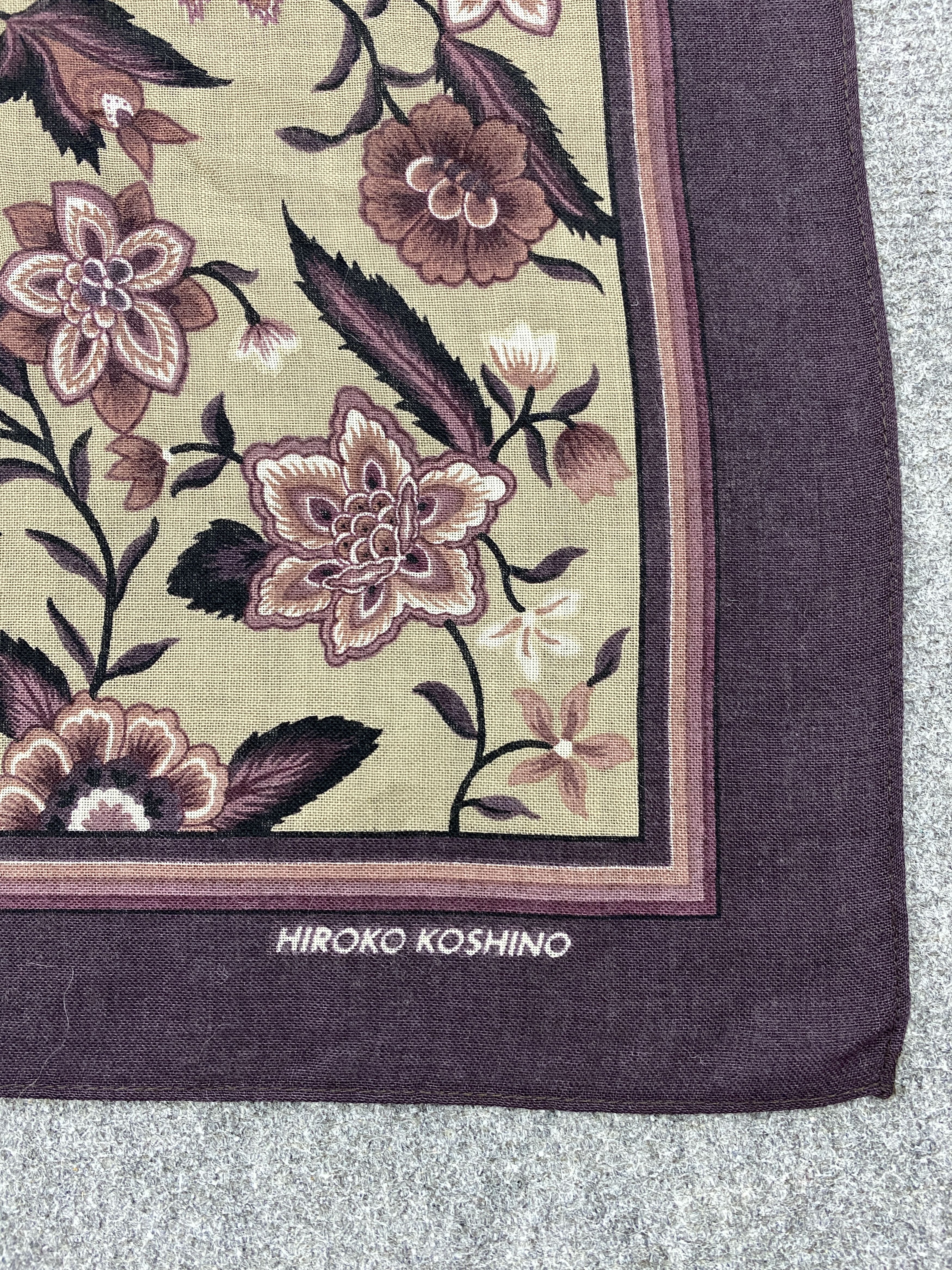 Hiroko Koshino Homme × Japanese Brand × Vintage Hiroko Koshino Wool Shawl Babushka head Scarf SN0046 Size ONE SIZE - 5 Thumbnail