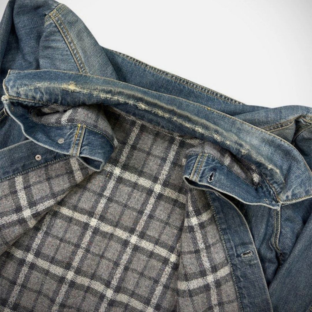 Stussy Vintage Stussy Trucker denim Blanket Lined Size US M / EU 48-50 / 2 - 9 Thumbnail