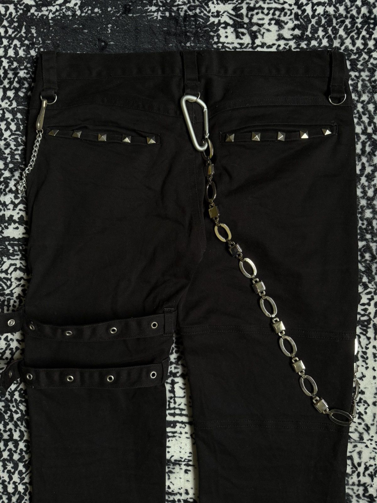 Le Grande Bleu (L.G.B.) Vintage Y2K Deorart Punk Style Pants Size US 30 / EU 46 - 4 Thumbnail
