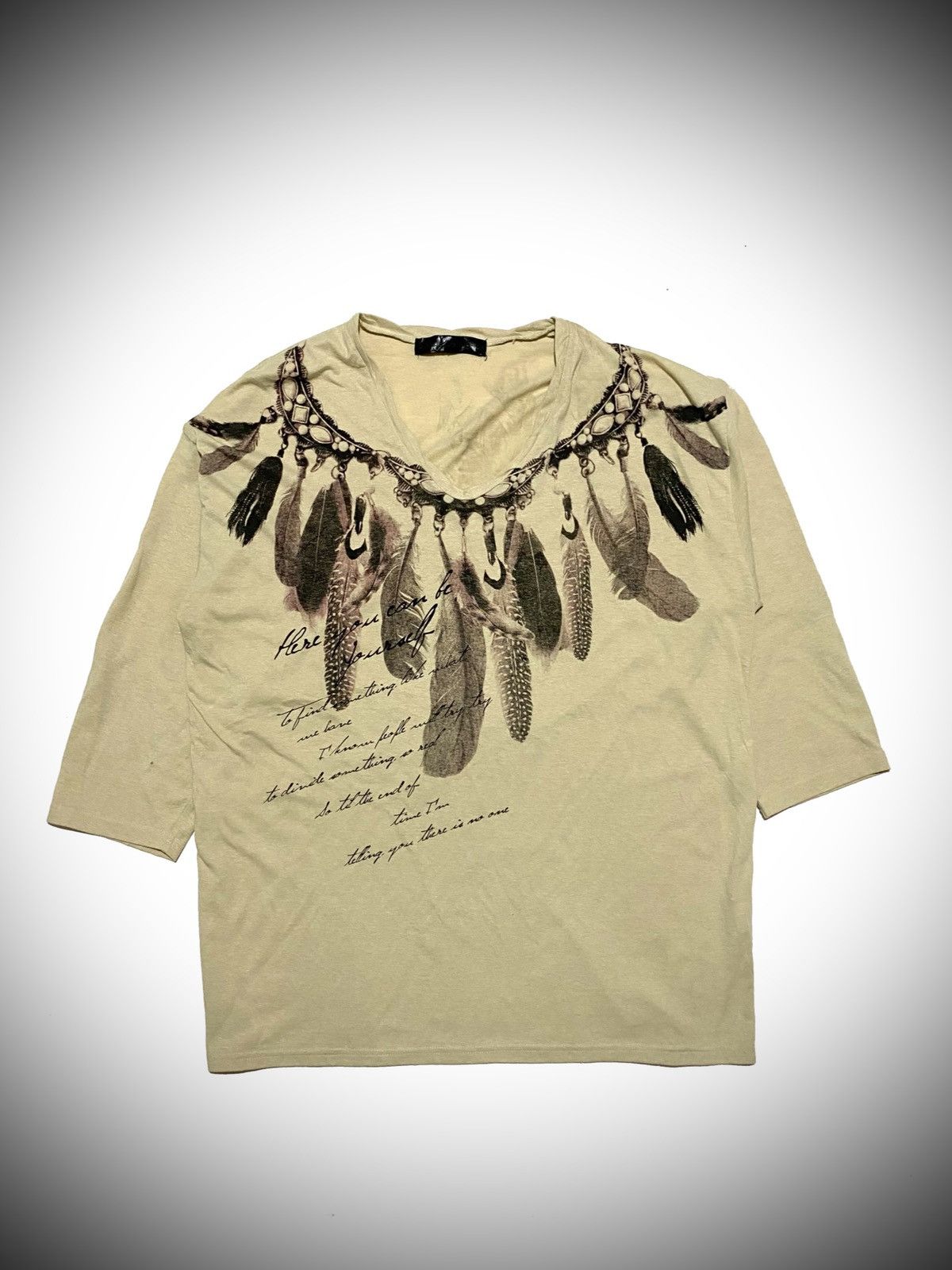 Japanese Brand DOPE.H BY AB RAGLAN SHIRT IF SIX WAS NINE STYLE Size US L / EU 52-54 / 3 - 1 Thumbnail