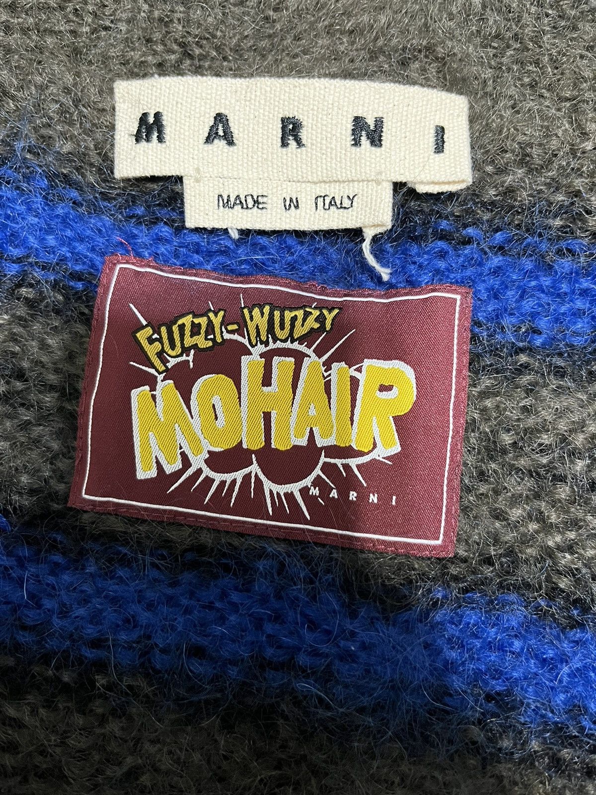 Marni Marni Mohair Cardigan size52 Size US L / EU 52-54 / 3 - 3 Thumbnail