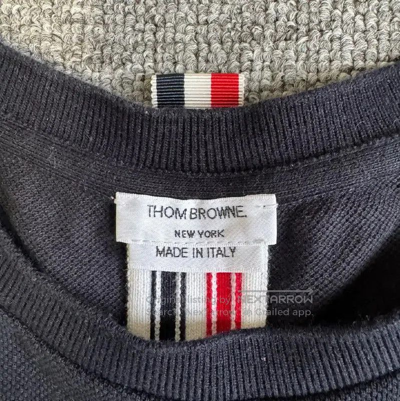 Thom Browne Thom Browne Black Men's T-Shirt Large Size . Size US L / EU 52-54 / 3 - 4 Thumbnail