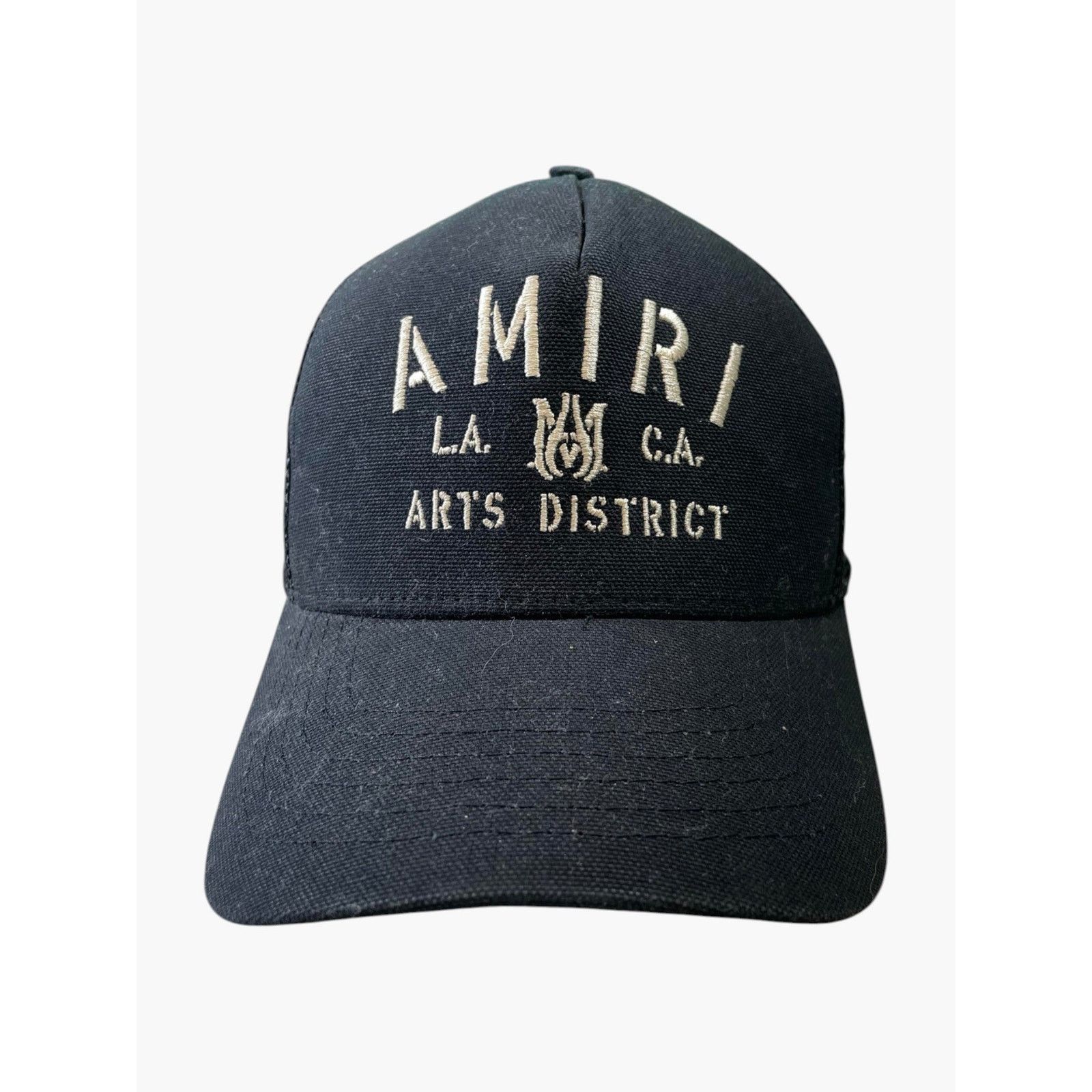 Amiri Amiri Arts District Black & Cream Trucker Size ONE SIZE - 1 Thumbnail