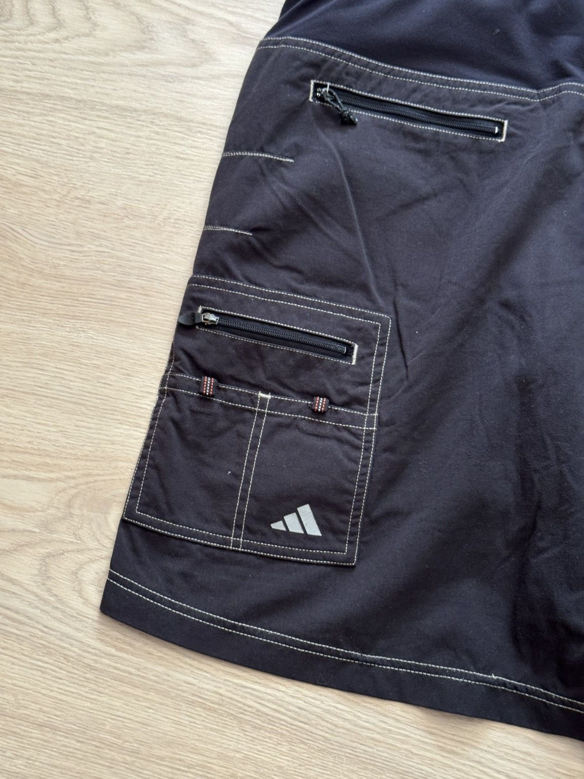 Adidas Vintage 00’s 2002 Adidas y2k Oakley Style Cycle Shorts Size US 32 / EU 48 - 4 Thumbnail