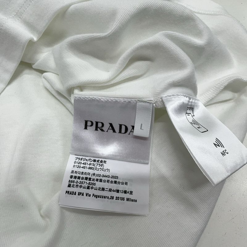 Prada PRADA SS23 White Short Sleeve TShirt-2506 Size US L / EU 52-54 / 3 - 7 Thumbnail
