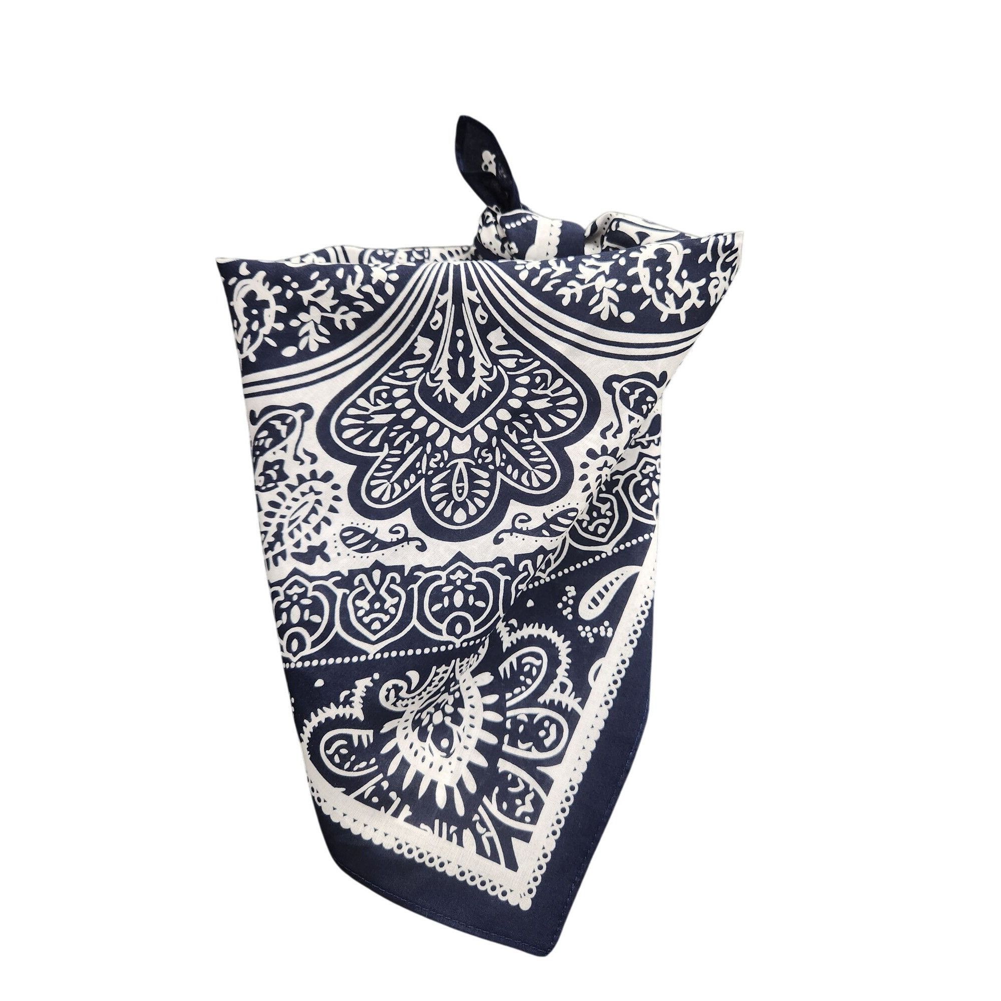 Other Cotton Bandanas Paisley Print Handkerchiefs 3-Pack Black/Gra Size ONE SIZE - 10 Thumbnail