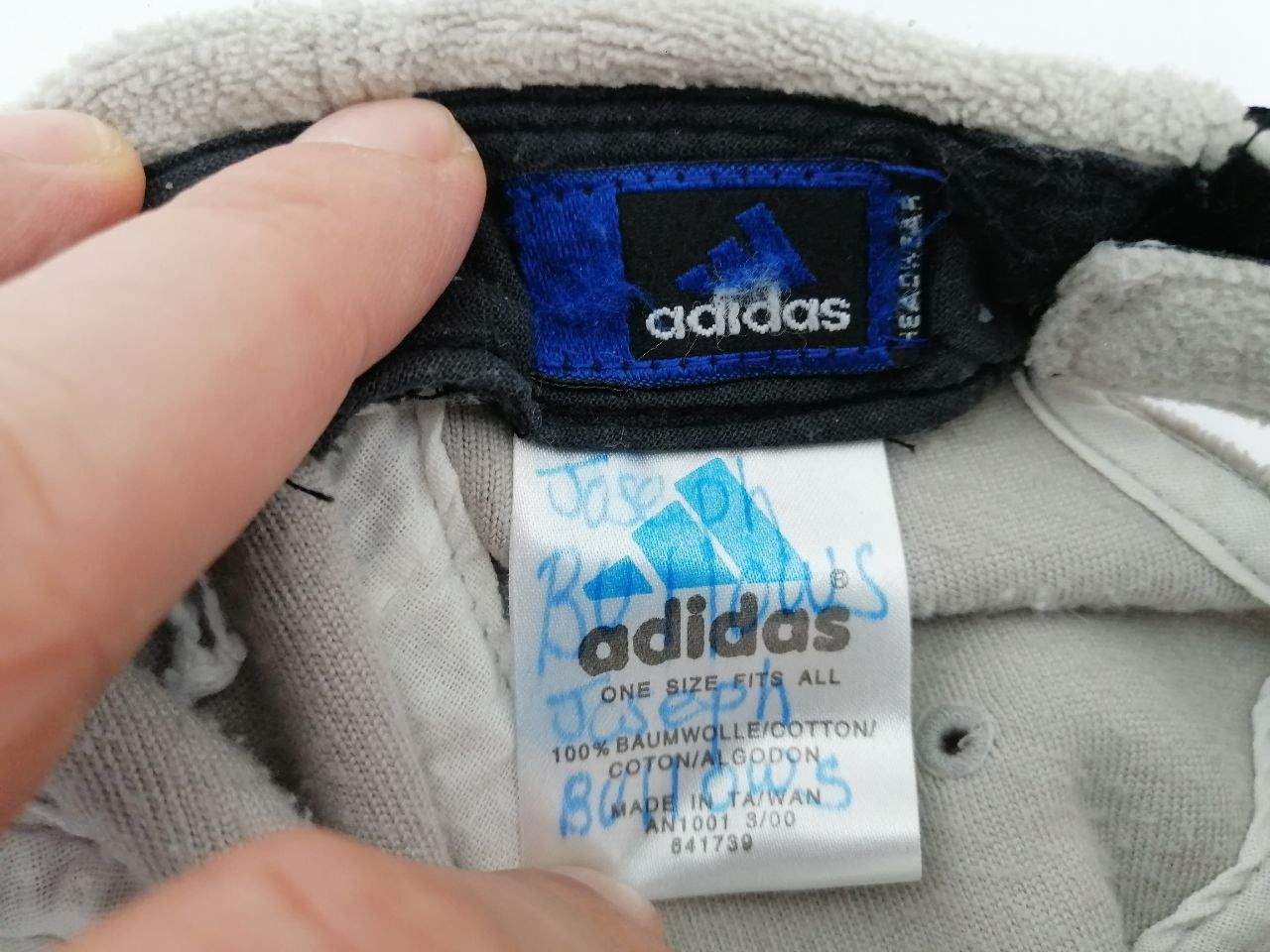 Adidas × Vintage Vintage Adidas fleece caps Size ONE SIZE - 7 Thumbnail