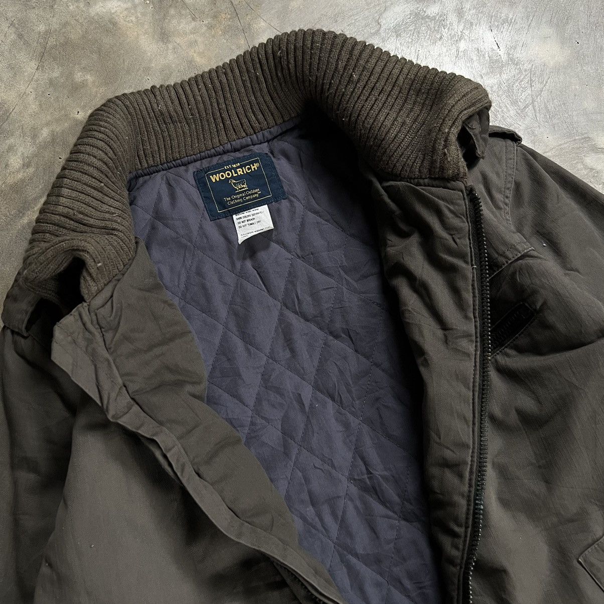 Woolrich Woolen Mills Woolrich Millitary Zip Pocket Jacket Size US L / EU 52-54 / 3 - 3 Thumbnail