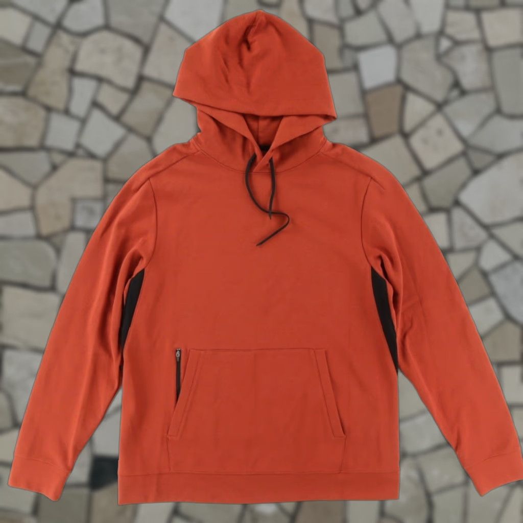 Vintage Brady Pliability High Stretch Solid Hoodie Rust Men L Shirt Size US L / EU 52-54 / 3 - 1 Thumbnail