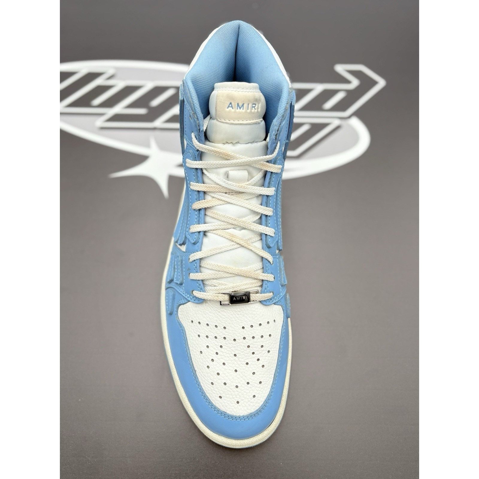 Amiri Amiri Skel High Top ' Powder Blue White ' | GREAT CONDITION! Size US 11 / EU 44 - 5 Thumbnail