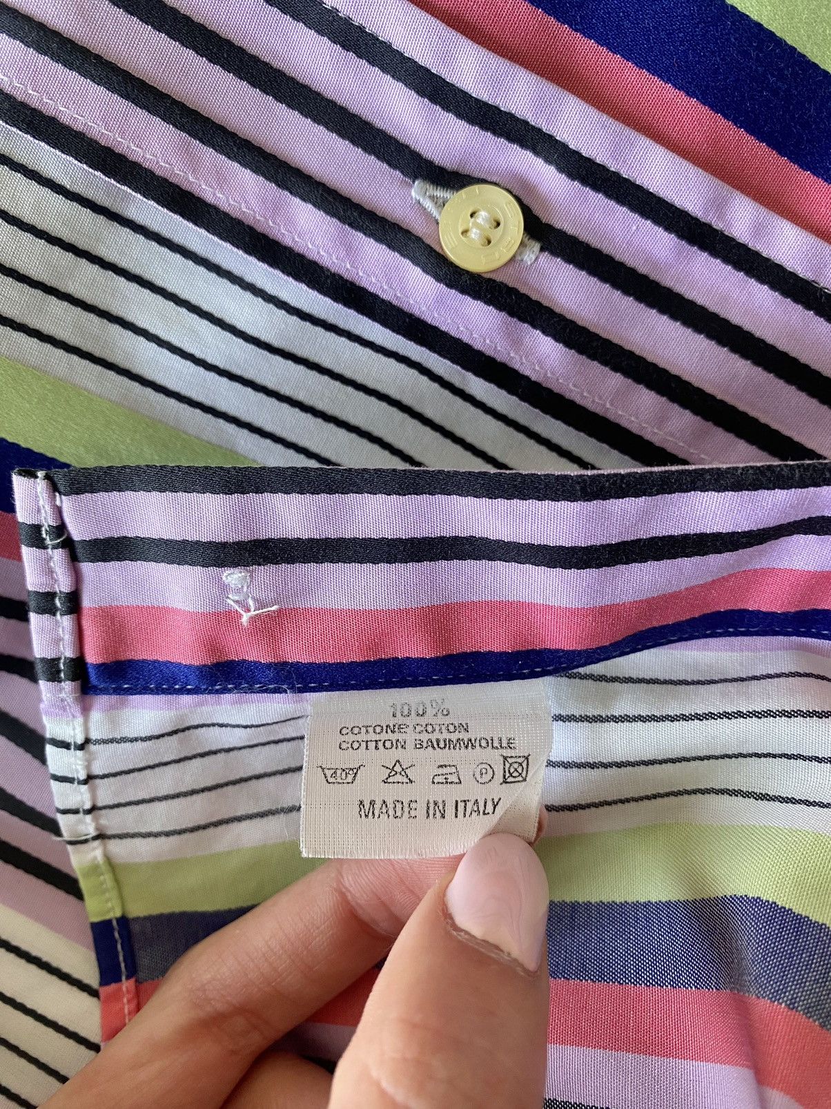 Etro Etro Cotton Multicolor Shirt Size:M Size US M / EU 48-50 / 2 - 9 Thumbnail