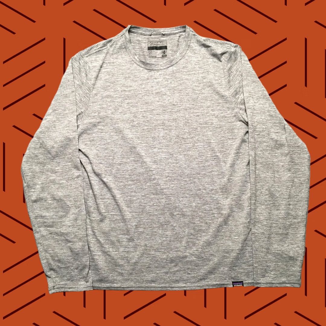 Patagonia Patagonia Shirt Mens Small Gray Long Sleeve Lightweight Performance Hiking Top Size US S / EU 44-46 / 1 - 1 Thumbnail