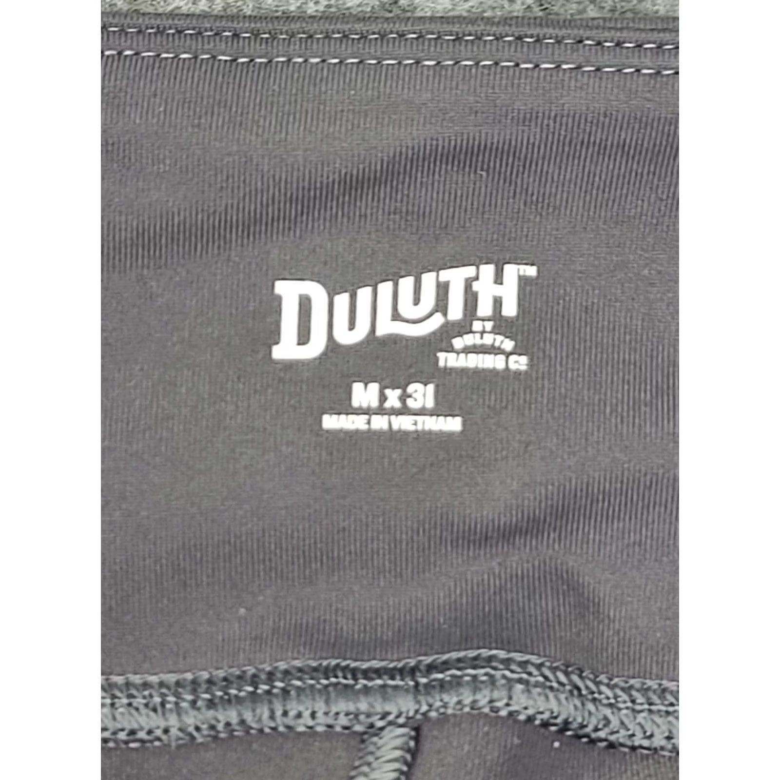 Vintage Duluth NoGA Classic Slim Leg Pants Gray Womens M Inseam 31 in Nylon Spandex Jersey Cargo Activewear Hiking Yoga Size 32" / US 10 / IT 46 - 3 Thumbnail